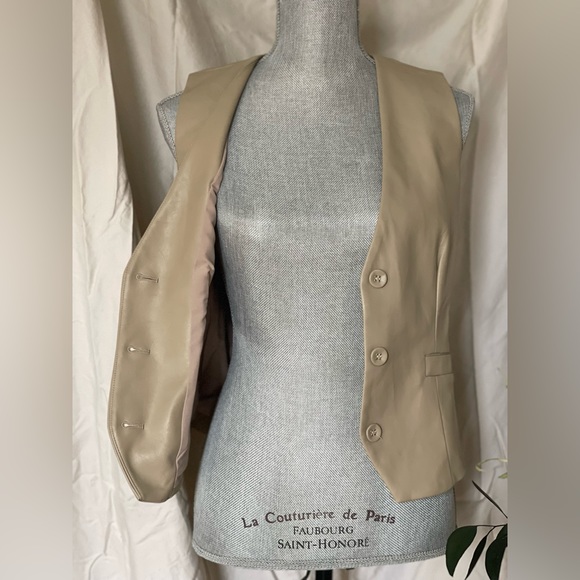 Faux Leather Vest - Picture 2 of 5